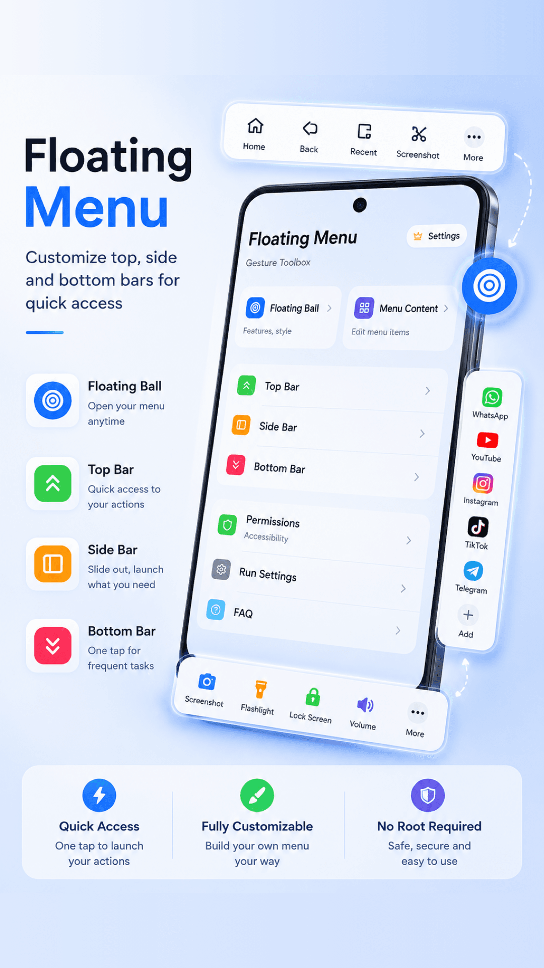Floating Menu feature screenshot 2